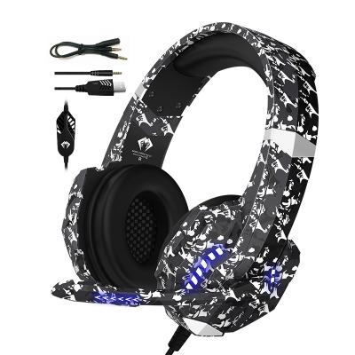 China USB 3.5mm LED Gaming Headphones With 40mm Speaker Waterproof IPX-3 For PS5 Xbox for sale