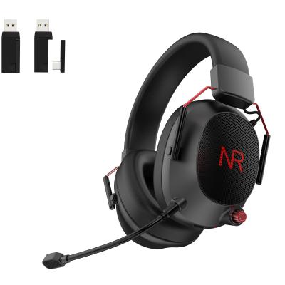 China 2.4GHz LED Light Wireless Gaming Headsets 16Ohms Impedance For PS4 PC PS5 Gamer for sale