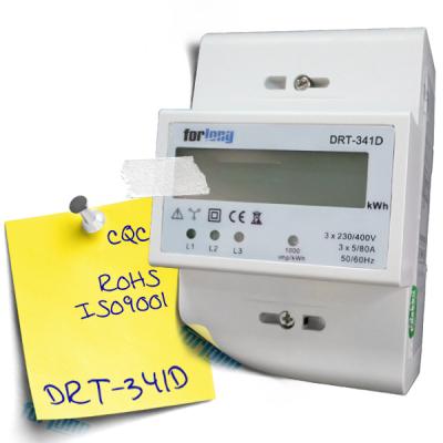 China MI Approved DRT-341C Three Phase Digital Energy Meter For Saving Electricity DRT-341D for sale