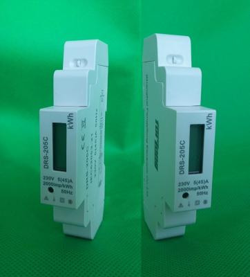 China RS485 Modbus Single Phase DIN Rail Energy Meter (DRS-205C) DRS-205C for sale