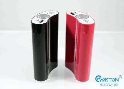 China Banco promocional del poder del regalo 6600mAh, negro rojo blanco de batería del cargador móvil de la copia de seguridad en venta