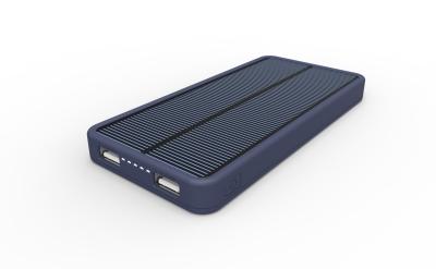 China 32 LED Lights Li-polymer Solar Power Charger / Big Solar Panel Power Bank 8000mAh for sale