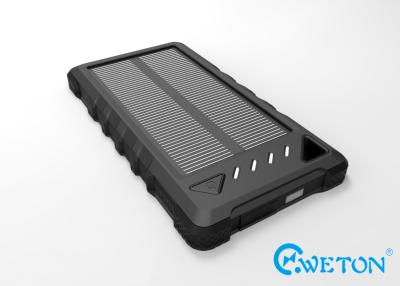 China 8000mAh 2.1A Portable Solar Power Bank GPS Use High Efficiency for sale