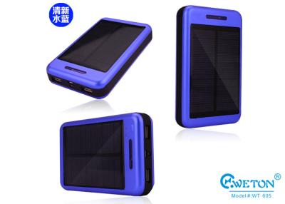 China Compact Slim Solar Backup Power Bank 10000mAh For Smartphone / Tablet for sale