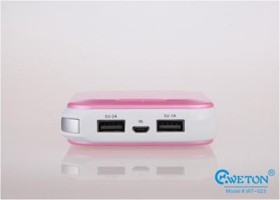 China Iphone / Ipod Portable Mobile Power Bank Dual USB 9000mAh / Powerbank for sale