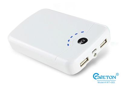 China Backup Emergency 12000mAh High Capacity Power Bank With 5 LED Indicator for sale