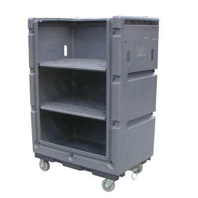 China Durable Commercial Hotel Laundry 1000L Hospital Dry Cart Linen Cart With 4 Wheels for sale