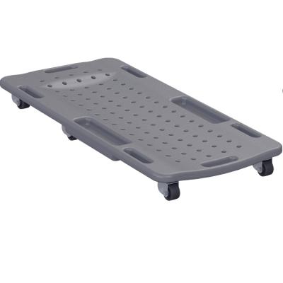 China Easy Movable Trolley 120KG Logistics Platform Trolley Heavy Duty Plastic Sliding Flat for sale