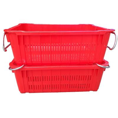 China Food grade and durable stackable plastic case packaging for food storage transport logistics turnover box case for sale