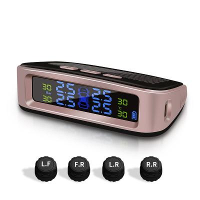 China LCD Display TPMS Car Tire Pressure Monitoring System External Power Digital Display Smart Auto Systems Pressure YBN68 for sale