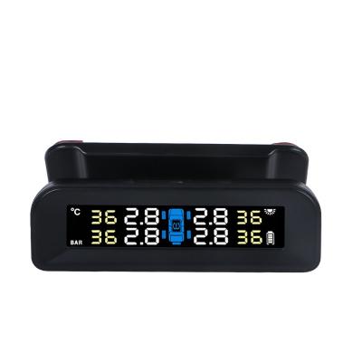 China LCD Display 433.92MHz IP67 Waterproof External Tire Sensor Solar Wireless Tire Pressure TPMS YBA68 for sale