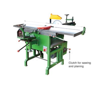 China Wood Process 400mm Combination Wood Planer Saw Woodworking Machine With Clutch And Sliding Table for sale