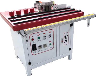 China new 50mm manual edge bander straight/portable arc shaped curve dark edging machine for sale