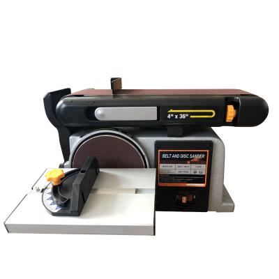 China Woodworking 4x36 Inch Belt Disc Sander Adjustable Belt and Table Belt Sanding Machine for sale