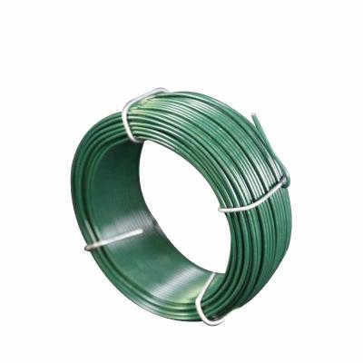 China Mesh Weaving 1kgs Hot Selling Construction Building Insulated PVC Tie Wire Small Coil Green PVC Iron Wire for sale