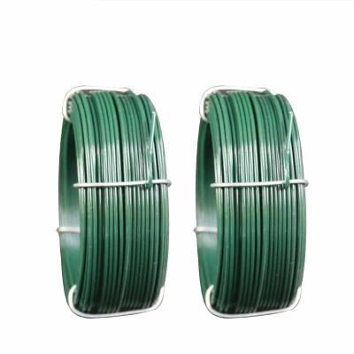 China Wholesale High Quality Green Wire Binding Wire PVC Coated 3.5mm PVC Coated Iron Wire Binding Wire for sale