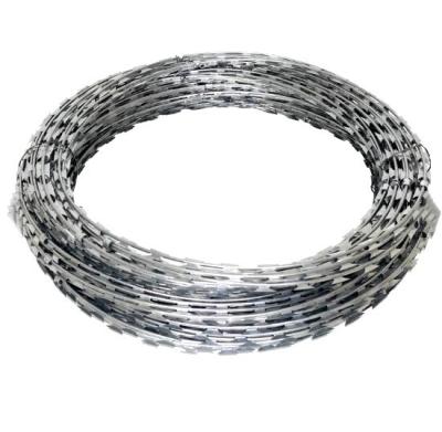 China High quality road isolation protection razor wire cbt65 barbed wire fence cbt65 galvanized razor barbed wire for sale