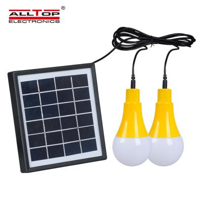 China ALLTOP Garden Solar Battery Rechargeable Indoor Outdoor Solar Led 5W Bulb Light for sale