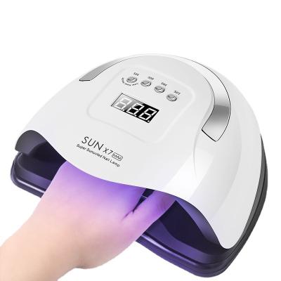 China 220W 2022 New Quick-Dry Portable Tabletop Nail Dryer LCD Professional Timing UV Lamp Nail Lamp for sale