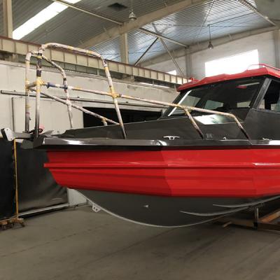 China Aluminum 9.6 m High Quality Australian Design Chambered Aluminum Pontoon Fishing Boat 960 Rear Racked 31.5ft for sale