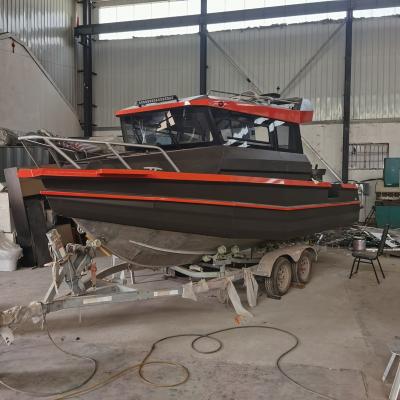 China Aluminum Australia Designed 7.5 m aluminum fish boat for sale