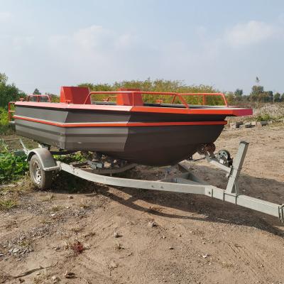 China Aluminum 4.7m Fish boat center console aluminum hull for sale for sale