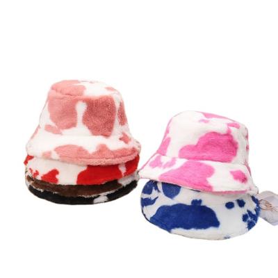 China Custom Fisherman Comfortable Plush Fluffy Furry Fuzzy Bucket Hat Winter Logo Fashion Outdoor Plain Design for sale