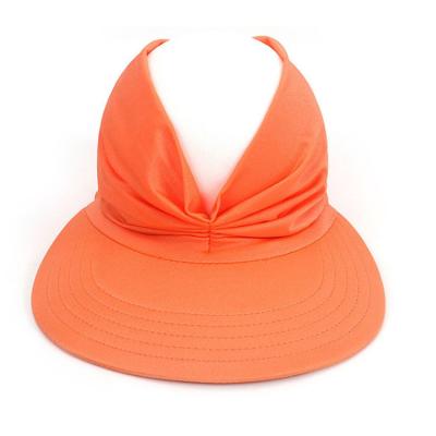 China Character New Women's Summer Sun Hat Fashion Ponytail Beach Ladies Sun Visor Outdoor Hats for sale