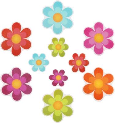 China Slip No Slip Bathtub Stickers Bathroom Flower Adhesive Decals For Bathtub for sale