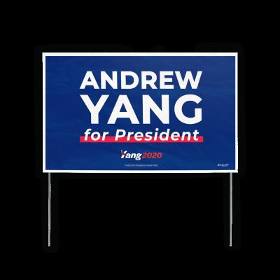 China Yard Metal H-Stakes Yard Sign for Garage Sale Signs, Rent, Open House, Now Renting, or Political Lawn Sign for sale