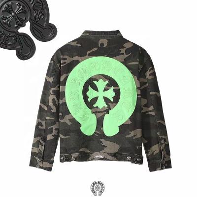 China IHJ7815 Breathable Coat Man Printed Jackets Mens High Quality Stylish Jeans Original Camouflage Jacket for sale