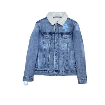 China IHJ7812 Design Man's Denim Jackets Breathable Top Men's Stylish Denim Jackets In Bulk Factory Wholesale Jean Jacket for sale