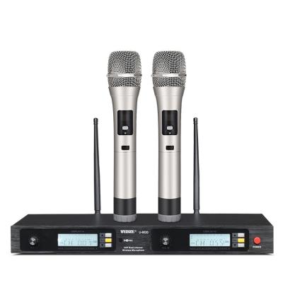 China PORTABLE Microphone Perfect Wireless Microphone UHF Headphone Noise UHF Microphone Good Quality Wireless Microphone Cheap Price for sale