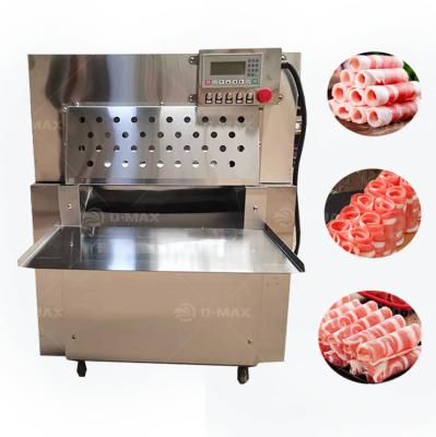 China Electric Meat Slice Cutting Machine for Meat Cutting Cutter Frozen Bacon Meat Slicer for sale