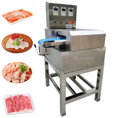 China Raw Material Pork Beef Mutton speed Frozen Mutton Slicer for Meat Strips Cutting for sale