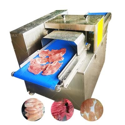 China 2.2kw Multi-Layer Slicing Machine for Fresh Meat Pork and Beef Loin Horizontal Slicer for sale