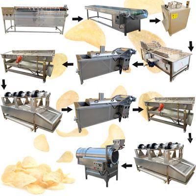 China Seasoning Plant Sweet Potato/Crisps/Frozen French Fries/Banana Chip Production Line for sale