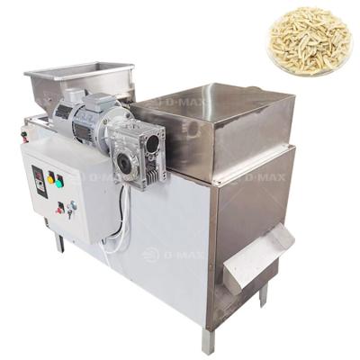 China Nuts Raw Material Peanut Kernel Slicer Almond Nut Strip Cutting Machine for Snack Food for sale