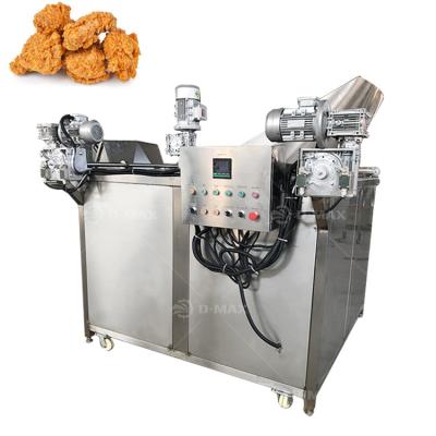 China 304 Stainless Steel Gas Deep Fryer With Oil Filter For Frying Kinds Of Foods And Meat for sale