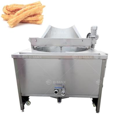 China Calentamiento por gas Línea de freír alimentos totalmente automática para bocadillos mixtos papas fritas pescado y carne en venta
