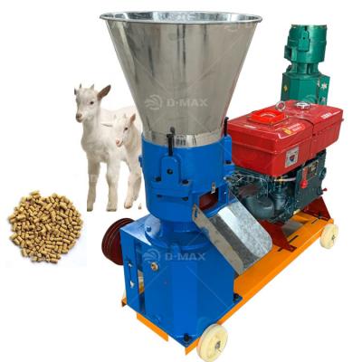 China Stainless Steel Frame Structure Chicken Fish Feed Pellet Making Machine for Livestock for sale