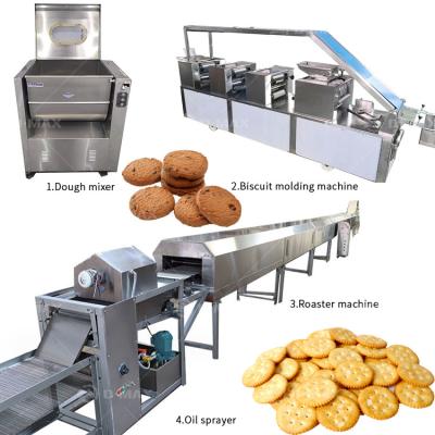 China 28x0.7x1.3m High Productivity Energy Saving Cookies and Soft Biscuit Production Line for sale