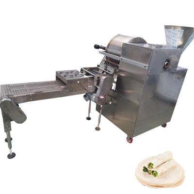 China Automatic Voltage 380v Pancake Chapati Spring Roll Wrapper Egg Roll Skin Maker Machine for sale