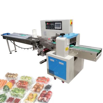 China Professional Plastic Horizontal Sachet Packaging Machine for Flow Snack Food Chocolate for sale