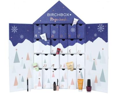 China Recycled Cosmetic Packaging Christmas Advent Calendar Box Countdown Advent Calendar Empty Luxury Cardboard Paper Materials Custom Beauty Gift for sale