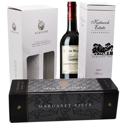 China New Materials Design Recycled Custom Cardboard Wine Box With Your Logo for sale