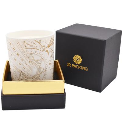 China Recycled Materials New Arrivals Rigid Luxury Gift Packaging Candle Box For Candles for sale