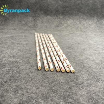 China Biodegradable and Inkless Kraft Paper Disposable Drinking Straws for sale