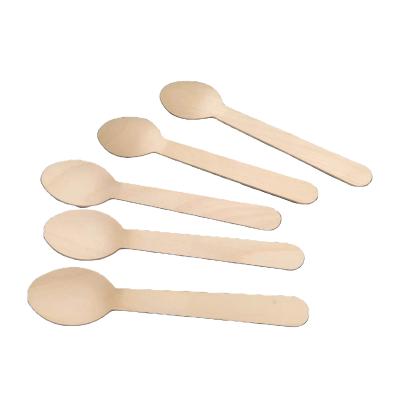 China DIY Tools Restaurant Cutlery Disposable Wooden Spoons Knife Fork Spoon for sale