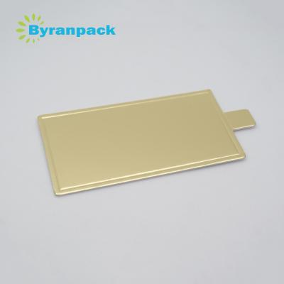 China Recyclabe Customized Corrugated Silver Thin Cake Cardboard Cake Pad for sale